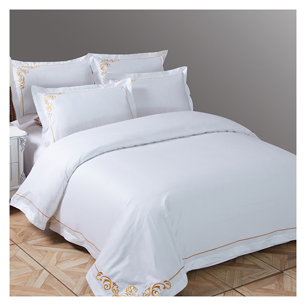 Pure Cotton Or Poly-Cotton Yarn Embroidery Duvet Cover