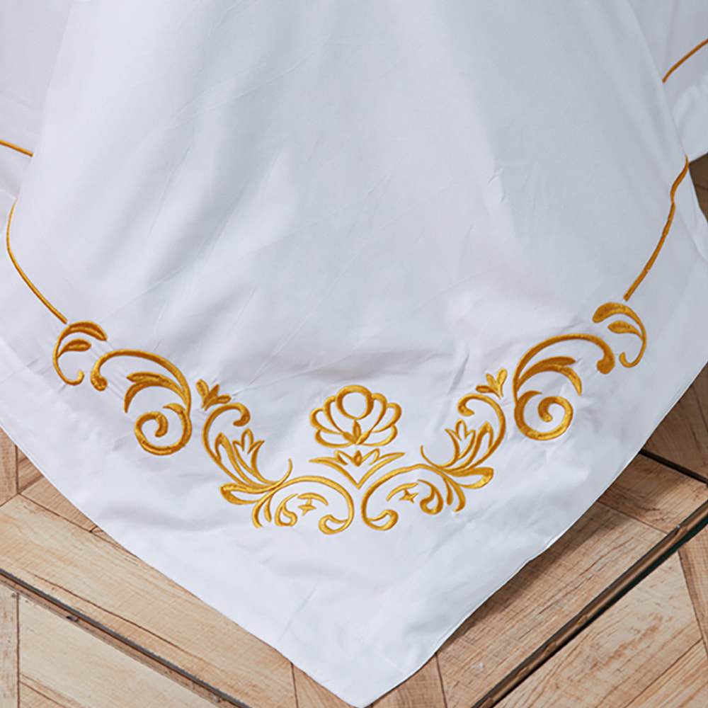 Embroidery Flat Bed Sheet