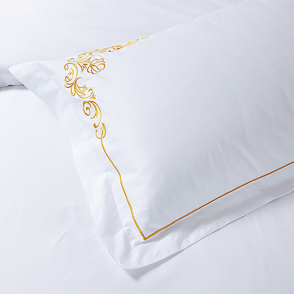 Pure Cotton Or Poly-Cotton Embroidery Style Pillow Case