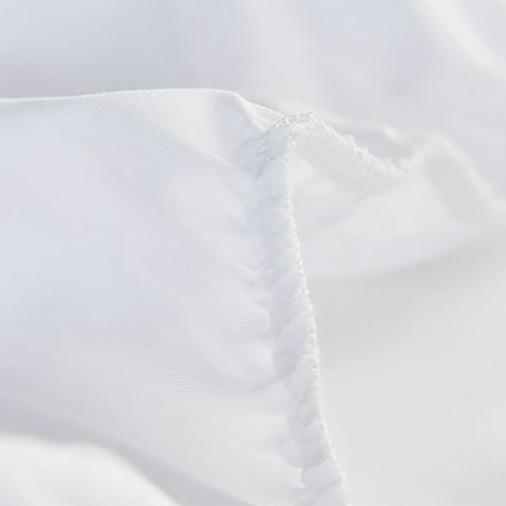 Pure Cotton or Poly-Cotton Yarn Fitted Bed Sheet