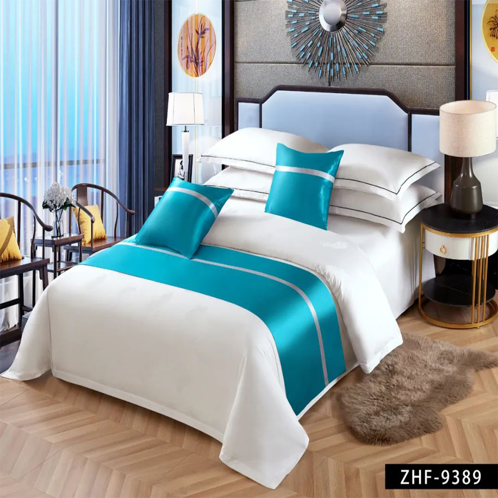 Polyester Solid Color Bed Runner