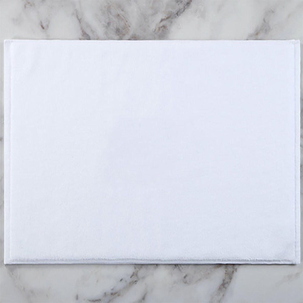 21S/2 Pure Cotton Plain Bath Mat