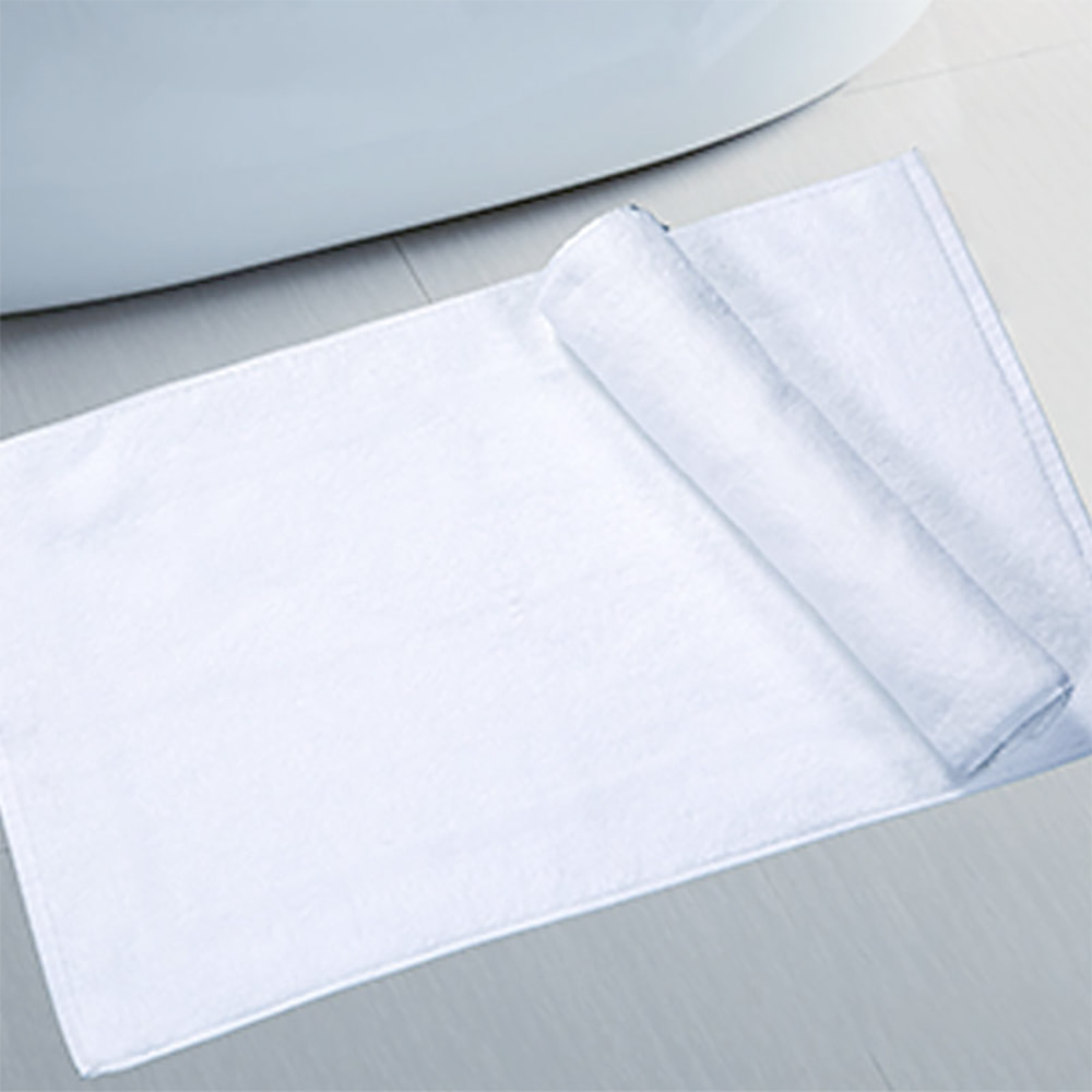 32S/2 Pure Cotton Plain Bath Mat