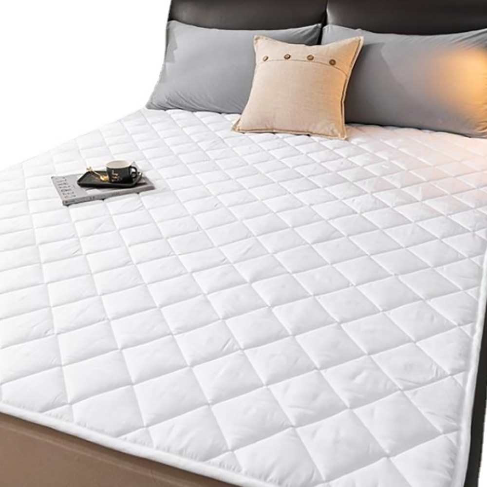 Pure Cotton Or Poly-Cotton Fabric Diamond Pattern Conventional Mattress Protector