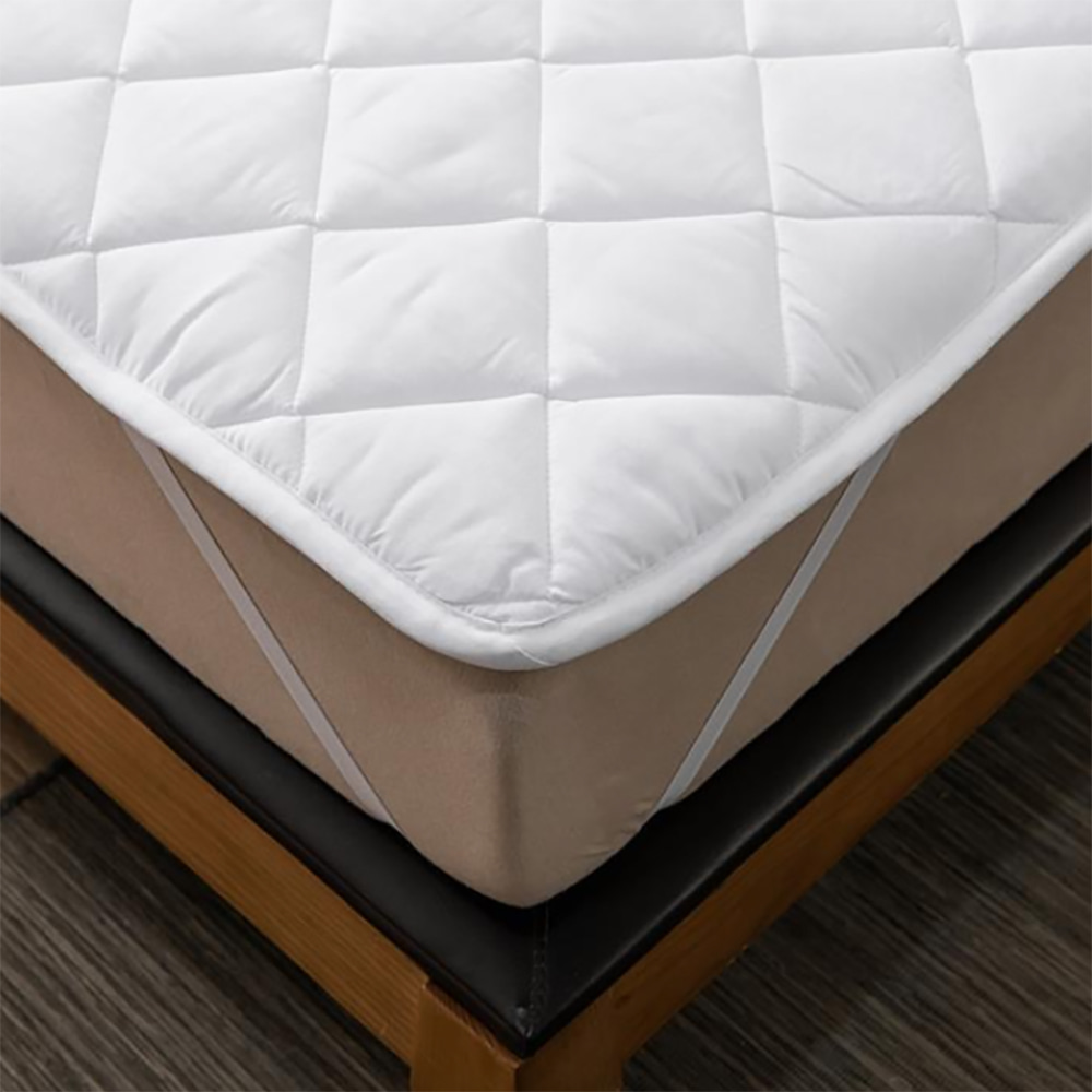 Pure Cotton Or Poly-Cotton Fabric Diamond Pattern Conventional Mattress Protector