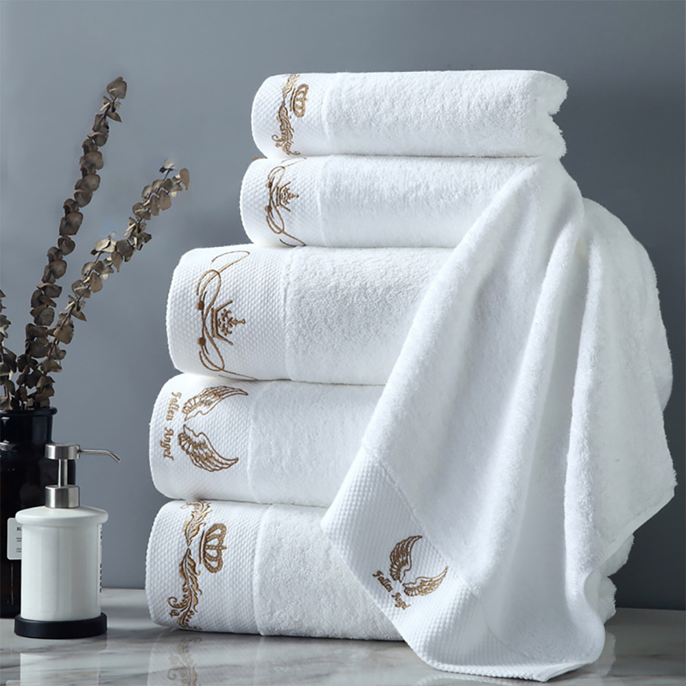 Embroidery Pure Cotton Bath Towel