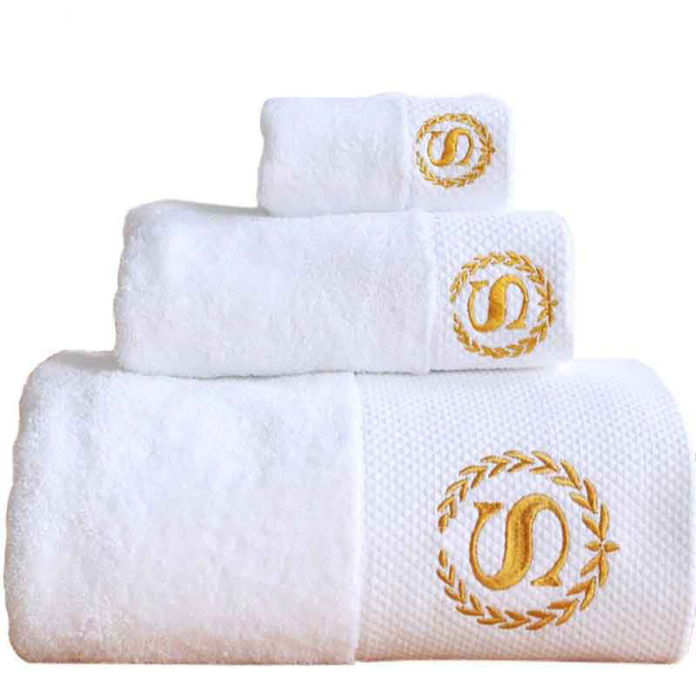 Embroidery Pure Cotton Bath Towel