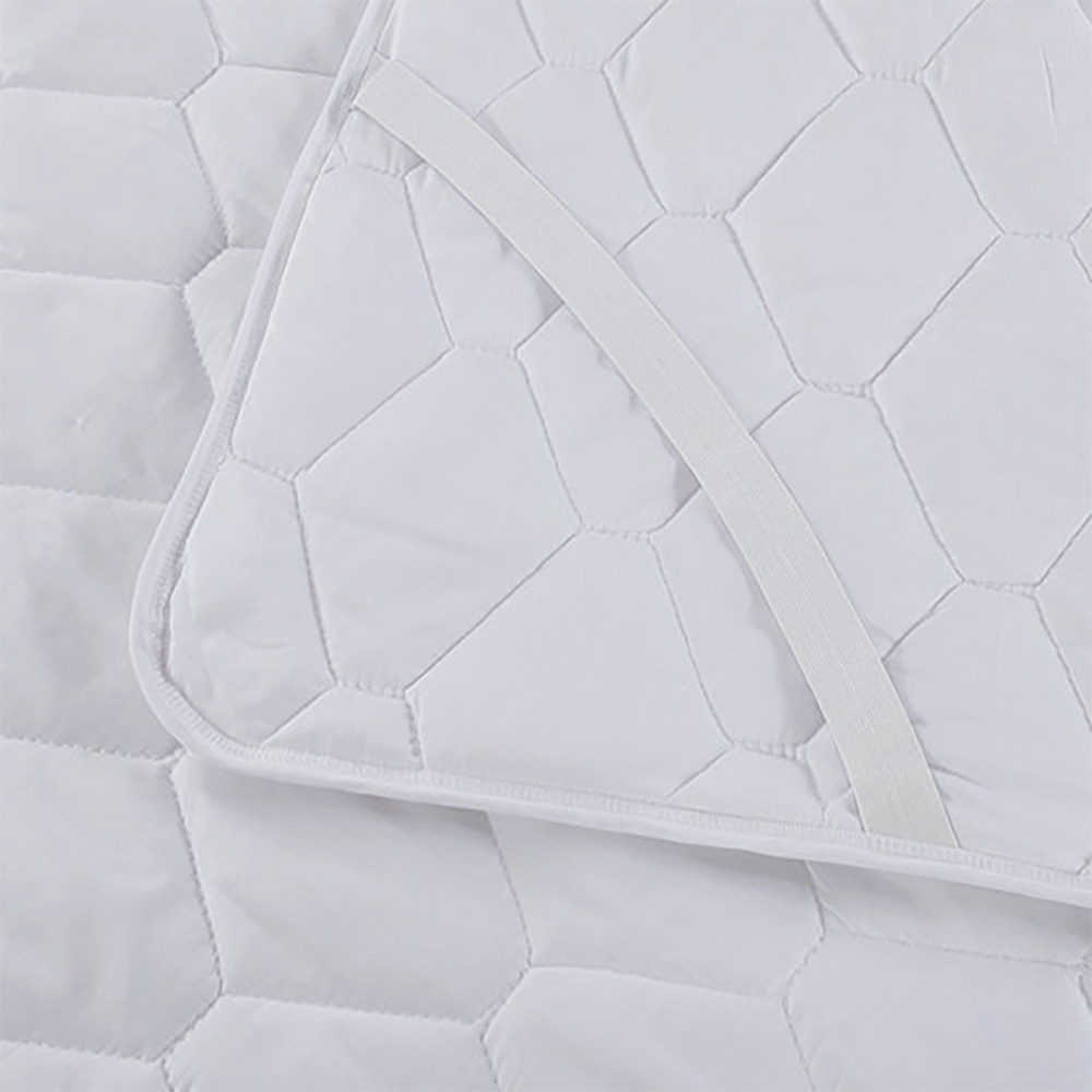 Hexagonal Pattern Conventional Pure Cotton Or Poly-Cotton Mattress Protector