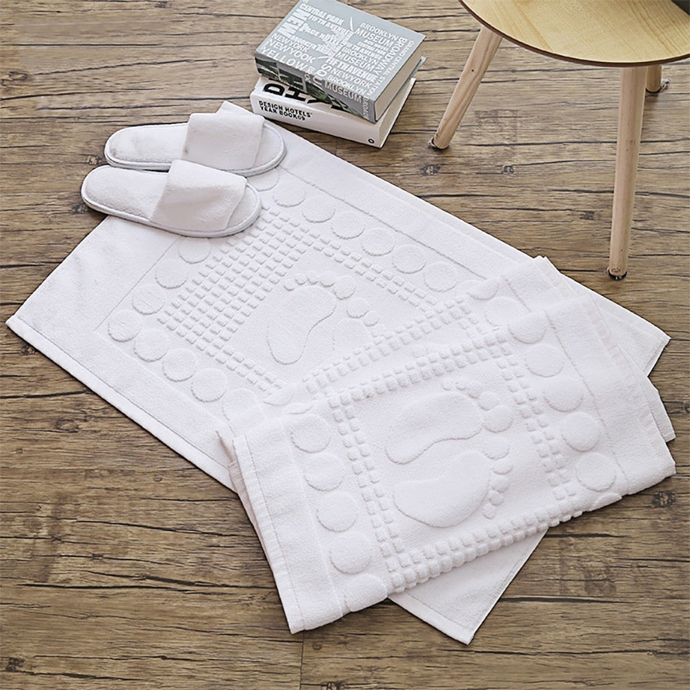 21S2/32S2 Pure Cotton Jacquard Weave Bath Mat