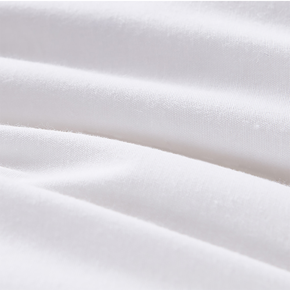 Pure Cotton Or Poly Down-Proof Plain Fabric Single or Double Stitch with Piping edge Microfiber Pillow Insert