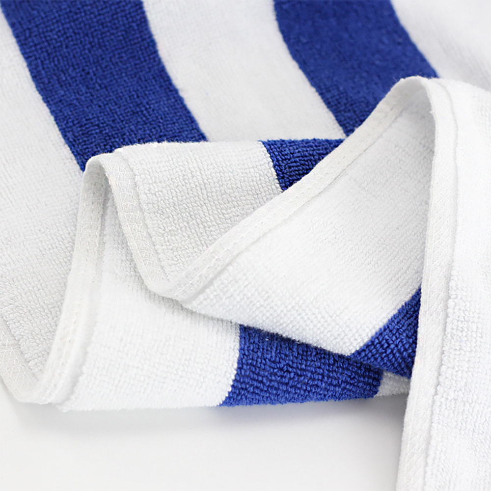 Pure Cotton Striped Pool Towel