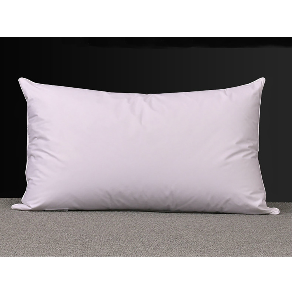 Pure Cotton/Polyester Down-Proof Plain Fabric Three Chamber Down Pillow Insert