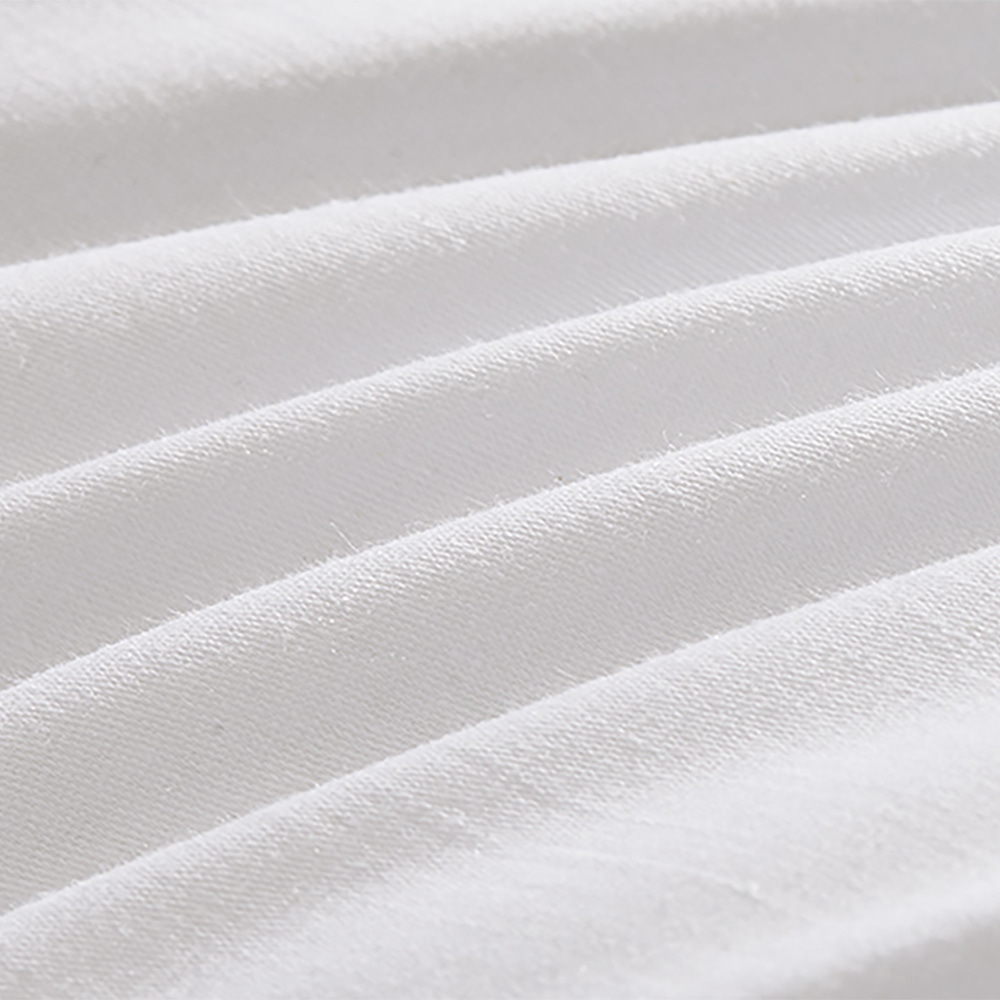 Pure Cotton/Polyester Down-Proof Plain Fabric Three Chamber Down Pillow Insert